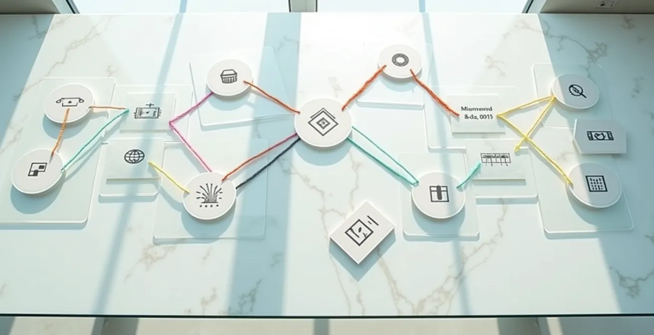 Visualisation d'une cartographie sémantique complète d'une niche