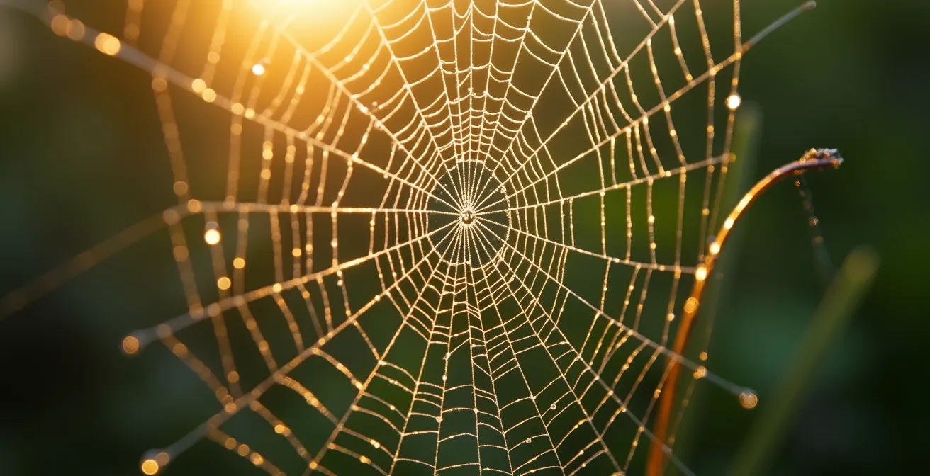 Visualisation métaphorique d'un réseau de liens artificiels détecté par l'algorithme